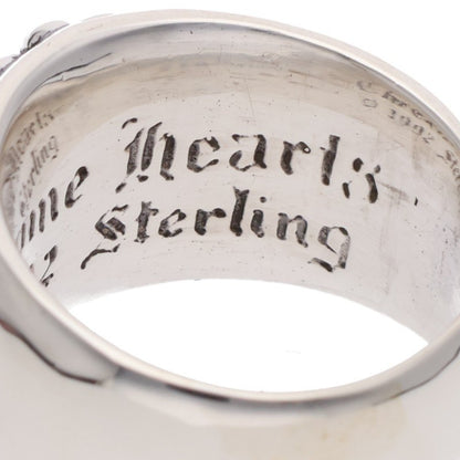 Chrome Hearts FLRL CRS Sterling Silver Ring Size 14.5