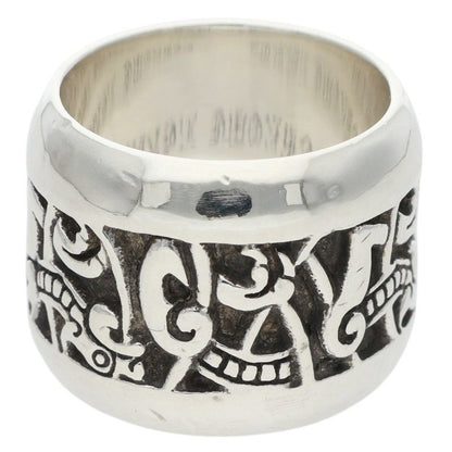 Chrome Hearts WIDE CELTIC Silver Ring Size ONE SIZE