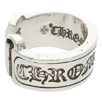 Chrome Hearts LG SCROLL LABEL Silver Ring Size ONE SIZE