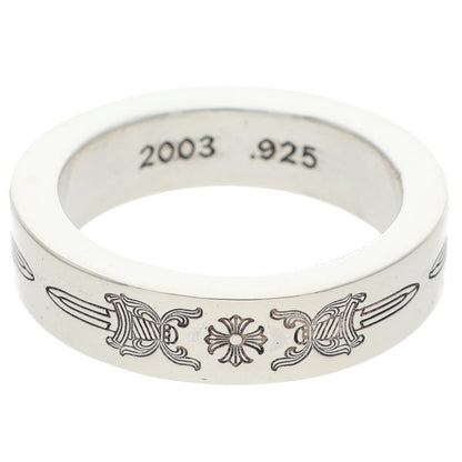 Chrome Hearts 6mm SPACER DAGGER Silver Ring Size ONE SIZE