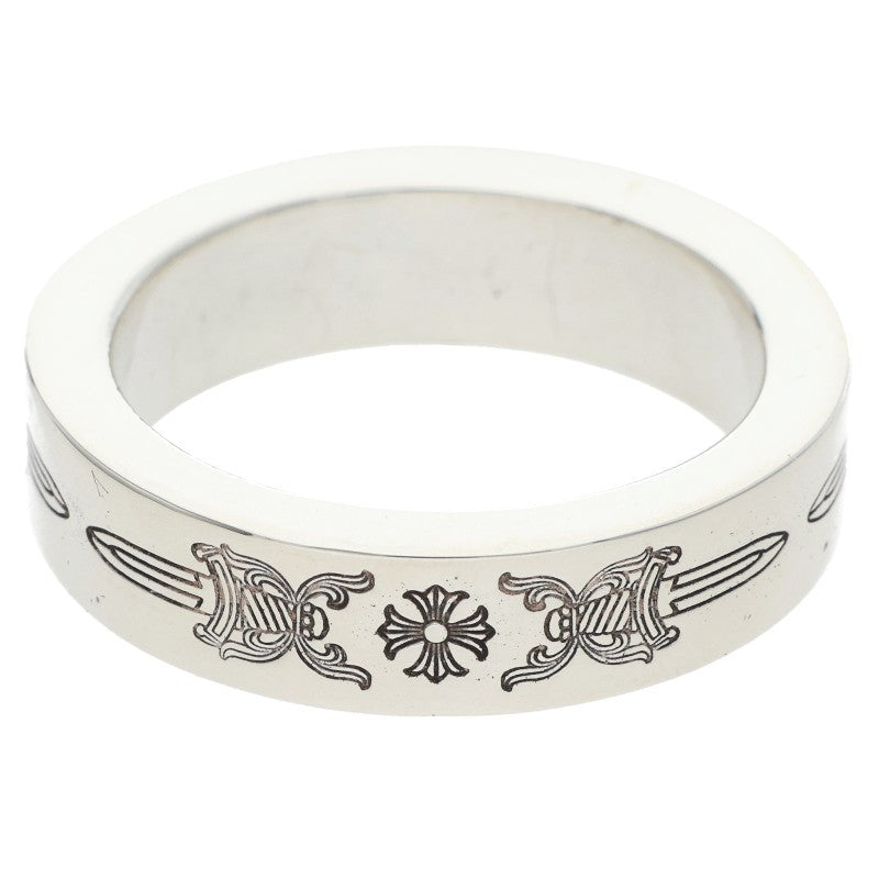 Chrome Hearts 6mm SPACER DAGGER Silver Ring Size ONE SIZE