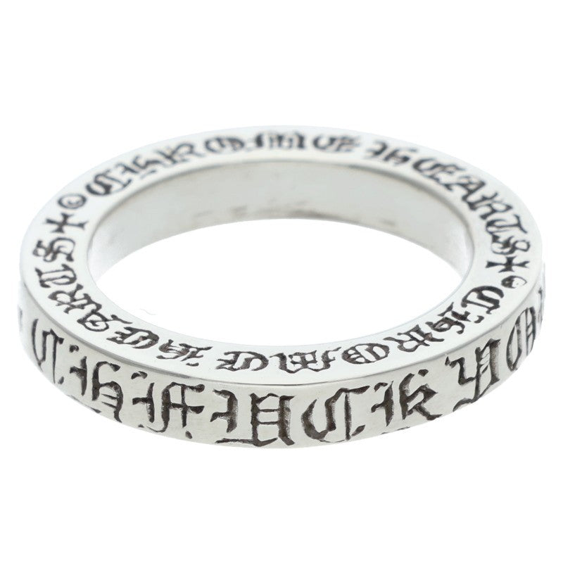 Chrome Hearts 3mm SPACER FUCKYOU Silver Ring Size ONE SIZE