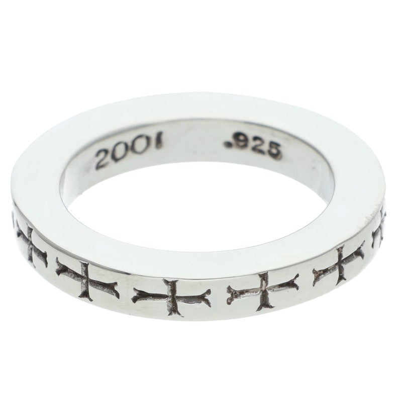 Chrome Hearts 3mm SPACER FUCKYOU Silver Ring Size ONE SIZE