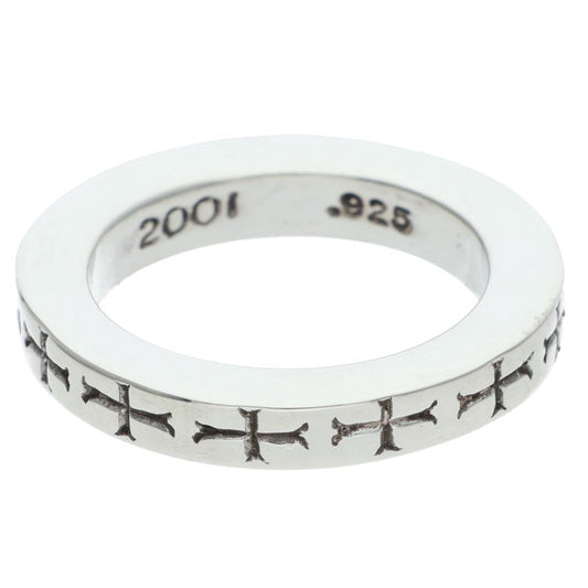 Chrome Hearts 3mm SPACER FUCKYOU Silver Ring Size ONE SIZE