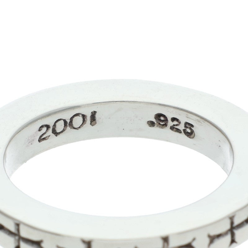 Chrome Hearts 3mm SPACER FUCKYOU Silver Ring Size ONE SIZE