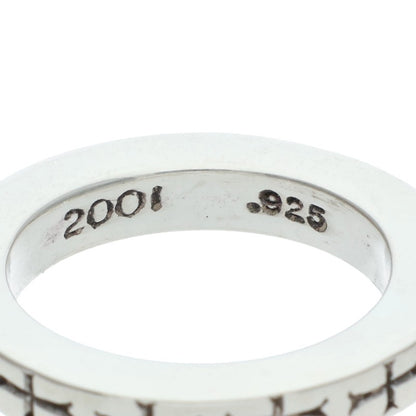Chrome Hearts 3mm SPACER FUCKYOU Silver Ring Size ONE SIZE