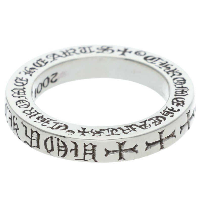 Chrome Hearts 3mm SPACER FUCKYOU Silver Ring Size ONE SIZE