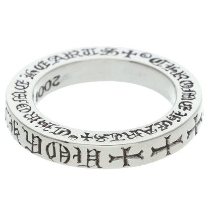 Chrome Hearts 3mm SPACER FUCKYOU Silver Ring Size ONE SIZE