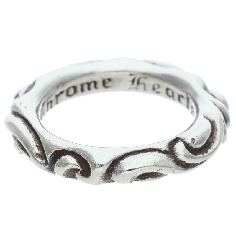 Chrome Hearts SCRL BAND Silver Ring Size ONE SIZE