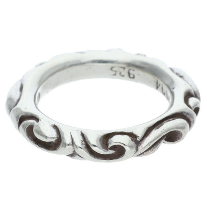 Chrome Hearts SCRL BAND Silver Ring Size ONE SIZE
