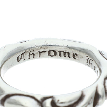 Chrome Hearts SCRL BAND Silver Ring Size ONE SIZE