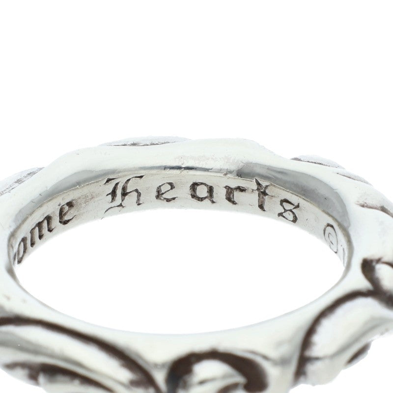 Chrome Hearts SCRL BAND Silver Ring Size ONE SIZE
