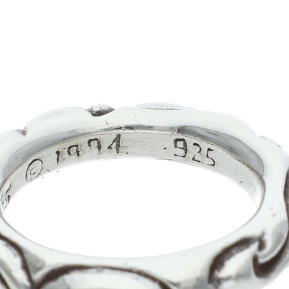 Chrome Hearts SCRL BAND Silver Ring Size ONE SIZE