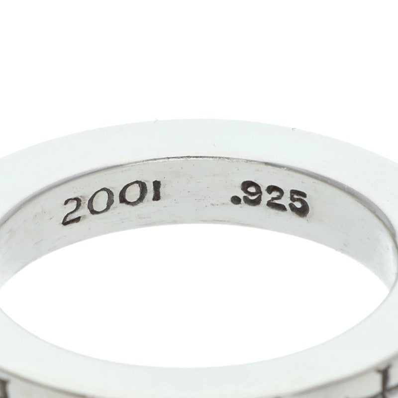 Chrome Hearts 3mm SPACER FUCKYOU Silver Ring Size ONE SIZE