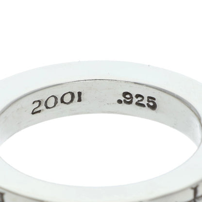Chrome Hearts 3mm SPACER FUCKYOU Silver Ring Size ONE SIZE