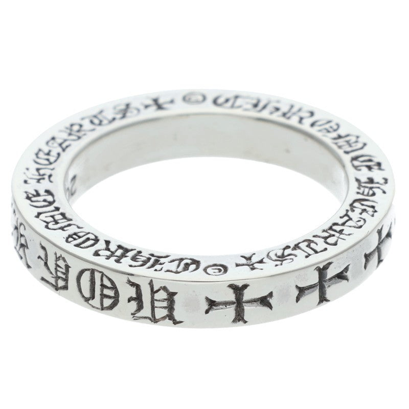 Chrome Hearts 3mm SPACER FUCKYOU Silver Ring Size ONE SIZE