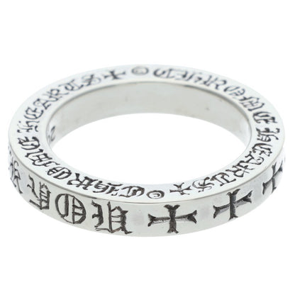 Chrome Hearts 3mm SPACER FUCKYOU Silver Ring Size ONE SIZE