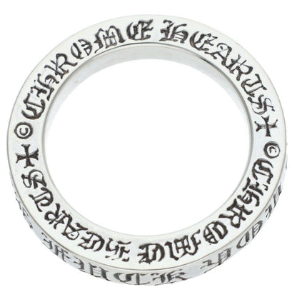 Chrome Hearts 3mm SPACER FUCKYOU Silver Ring Size ONE SIZE