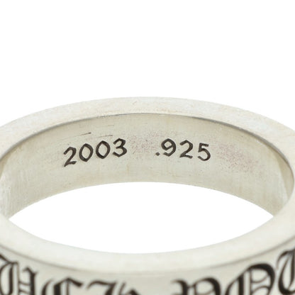 Chrome Hearts 6mm SPACER FUCKYOU Silver Ring Size ONE SIZE
