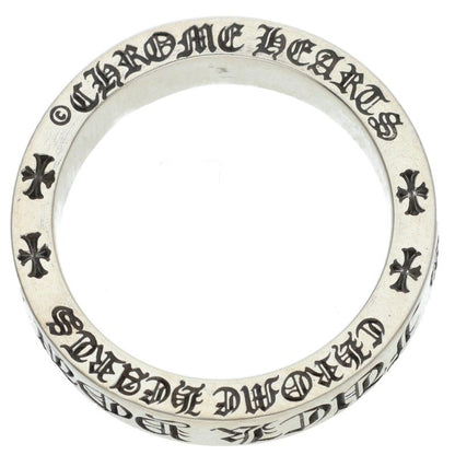 Chrome Hearts 6mm SPACER FUCKYOU Silver Ring Size ONE SIZE