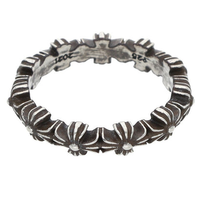 Chrome Hearts TINY E CH PLS BAND Silver Ring Size ONE SIZE