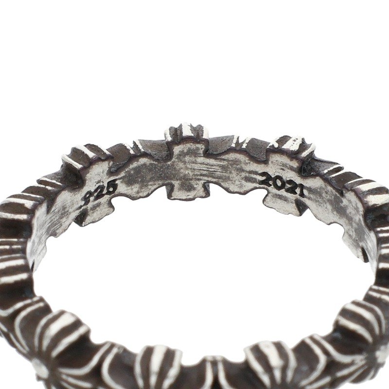 Chrome Hearts TINY E CH PLS BAND Silver Ring Size ONE SIZE