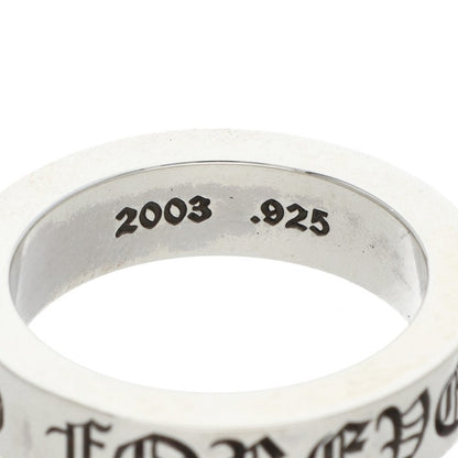 Chrome Hearts 6mm Spacer Forever Silver Ring Size 21.5