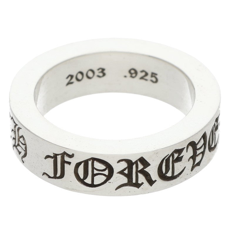 Chrome Hearts 6mm Spacer Forever Silver Ring Size 15.5