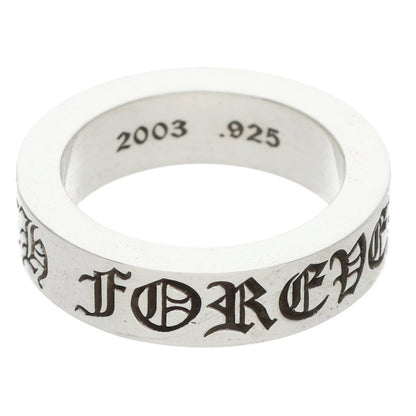 Chrome Hearts 6mm Spacer Forever Silver Ring Size 15.5