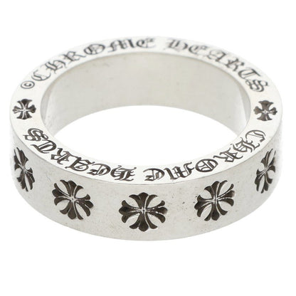 Chrome Hearts 6mm Spacer Forever Silver Ring Size 15.5