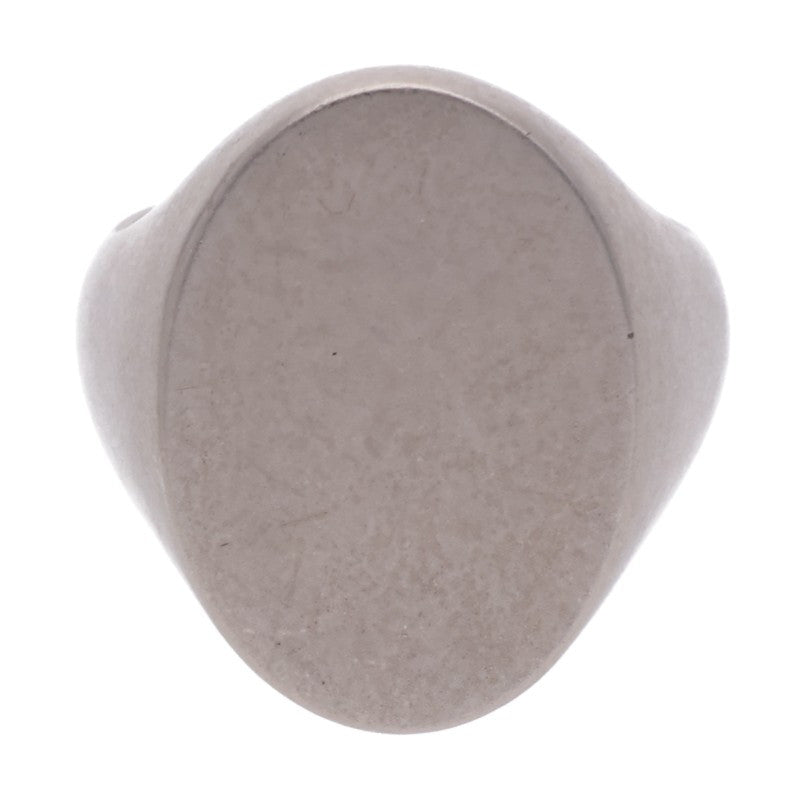 Maison Margiela Oval Motif Silver Ring Size 9.5