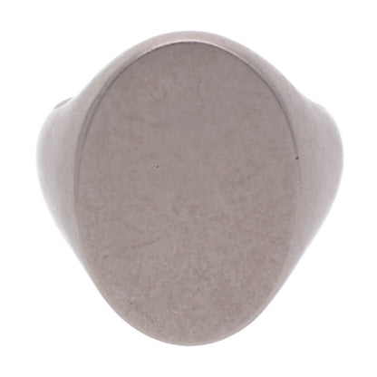 Maison Margiela Oval Motif Silver Ring Size 9.5