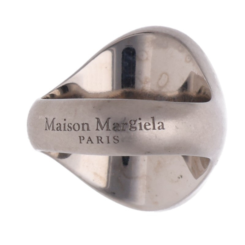 Maison Margiela Oval Motif Silver Ring Size 9.5