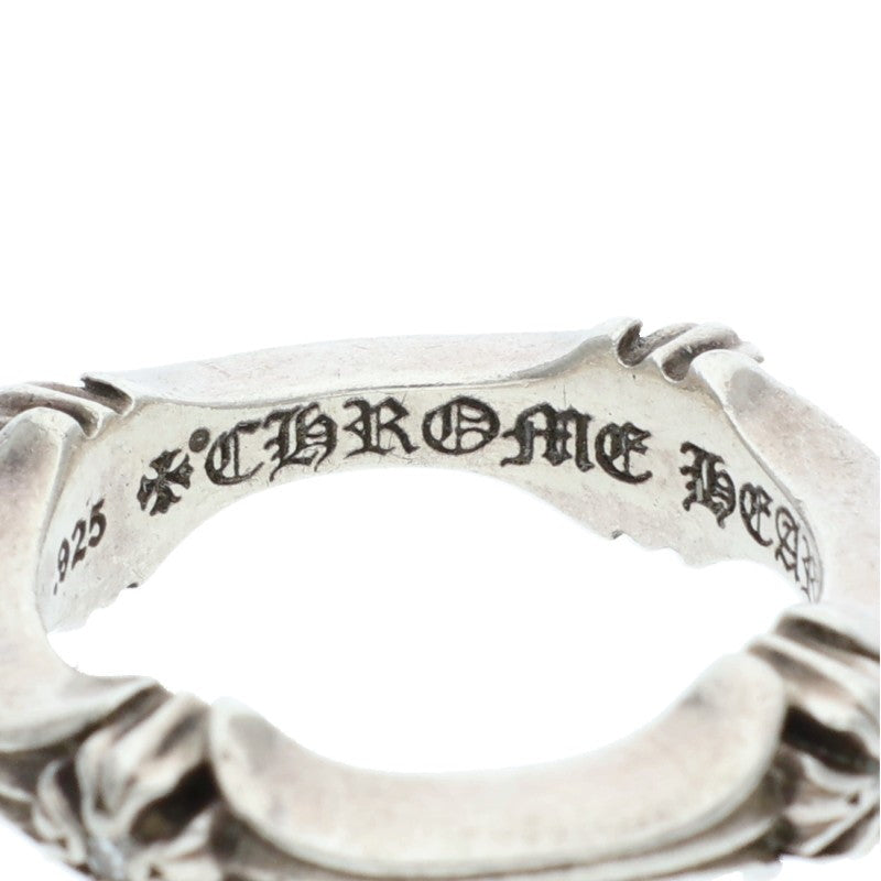 Chrome Hearts PLUS AND BONE DIA 4P Silver Ring Size JP 6.5