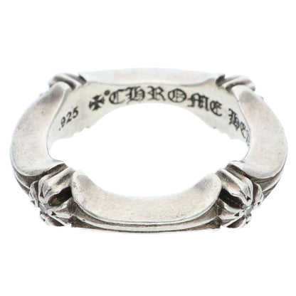 Chrome Hearts PLUS AND BONE DIA 4P Silver Ring Size JP 6.5