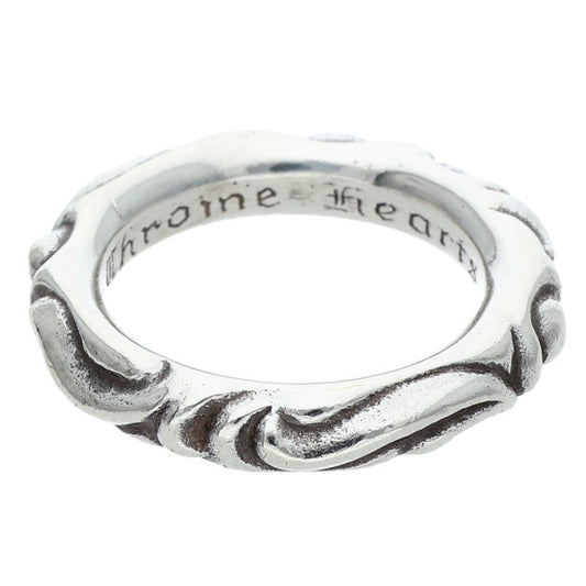 Chrome Hearts SCRL Band Silver Ring Size 14.5