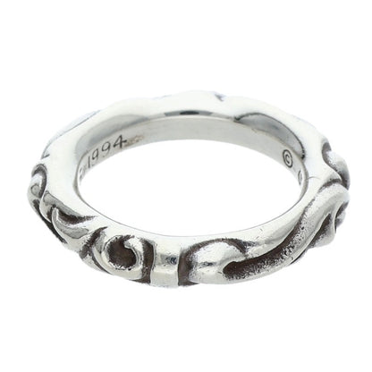 Chrome Hearts SCRL Band Silver Ring Size 14.5