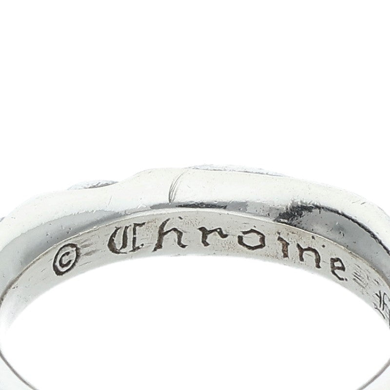 Chrome Hearts SCRL Band Silver Ring Size 14.5