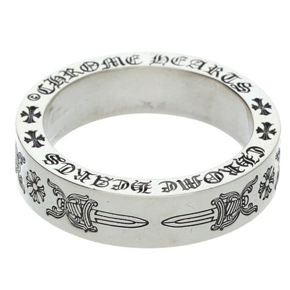 Chrome Hearts 6mm Spacer Dagger Silver Ring Size ONE SIZE