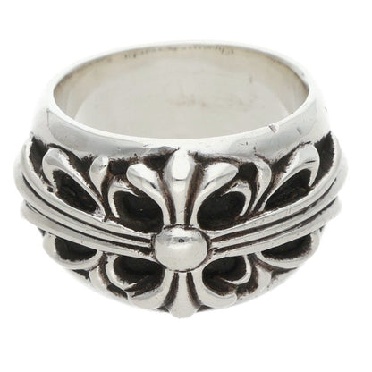Chrome Hearts Floral Cross Silver Ring Size ONE SIZE
