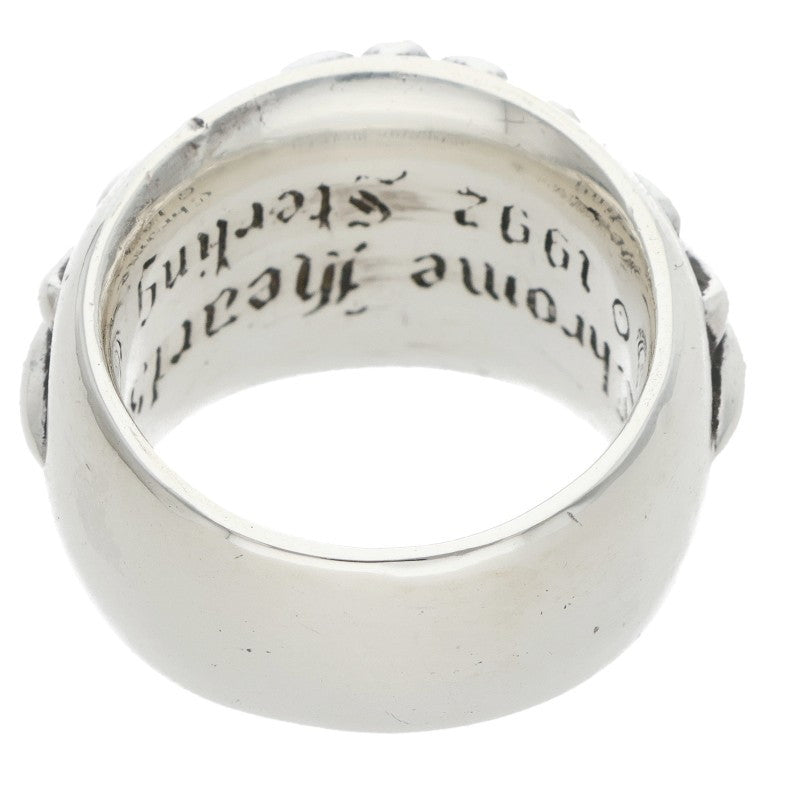 Chrome Hearts Floral Cross Silver Ring Size ONE SIZE
