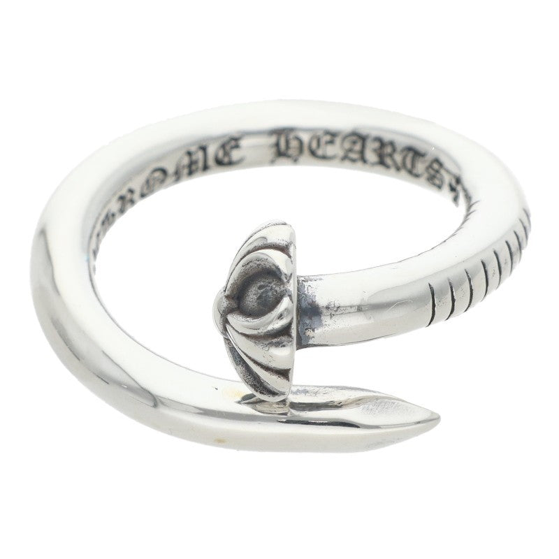 Chrome Hearts Nail Cross Ball Silver Ring Size ONE SIZE