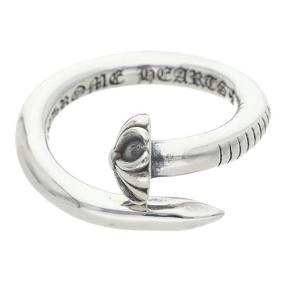 Chrome Hearts Nail Cross Ball Silver Ring Size ONE SIZE