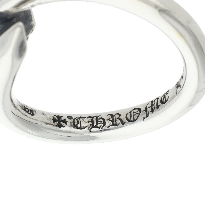 Chrome Hearts Nail Cross Ball Silver Ring Size ONE SIZE