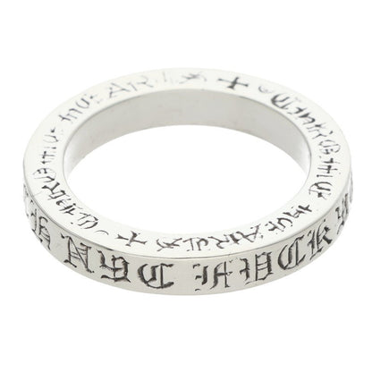 Chrome Hearts NYC Limited 3mm Spacer Silver Ring Size 11.5