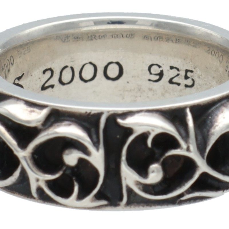 Chrome Hearts ETRNITY VINE BAND Silver Ring Size 11.5