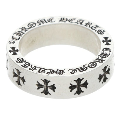 Chrome Hearts 6mm SPACER FOREVER Silver Ring Size 11.5