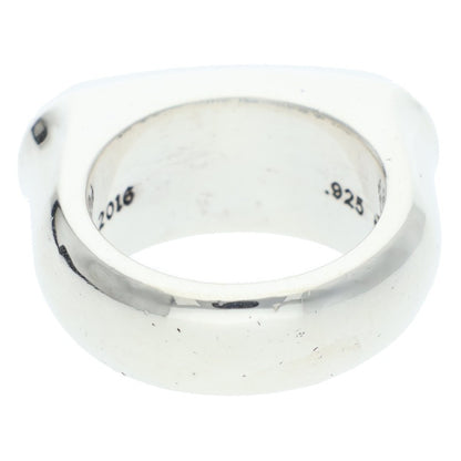 Chrome Hearts LIL PJ 3CH PLS Silver Ring Size JP 7
