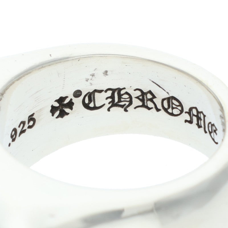 Chrome Hearts LIL PJ 3CH PLS Silver Ring Size JP 7