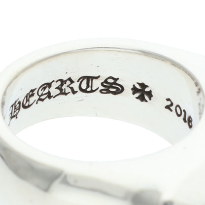 Chrome Hearts LIL PJ 3CH PLS Silver Ring Size JP 7